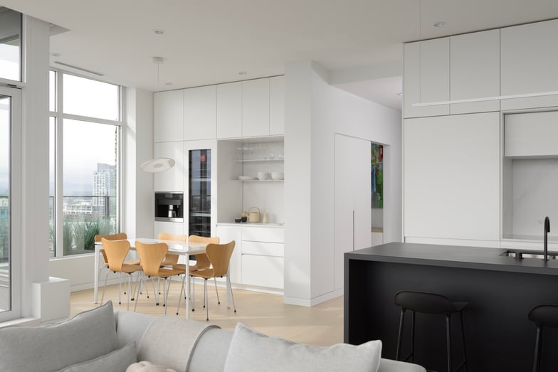 Yates Street Penthouse: A Fluid Expression of Form and Feeling