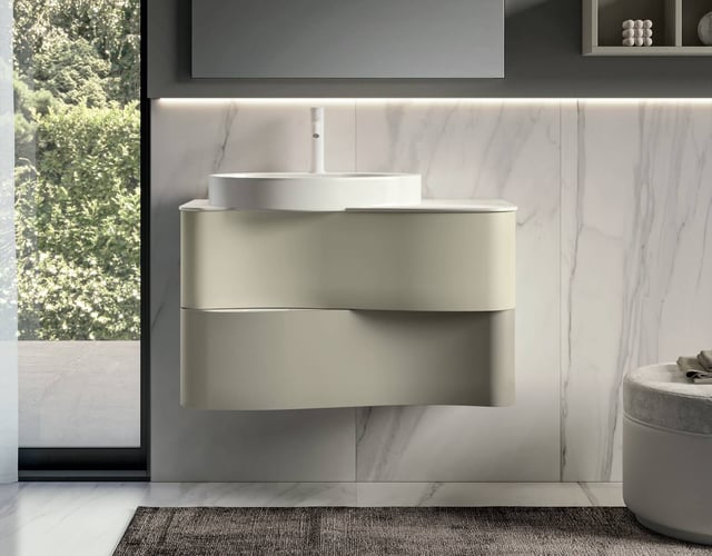 Composizione onda vanity