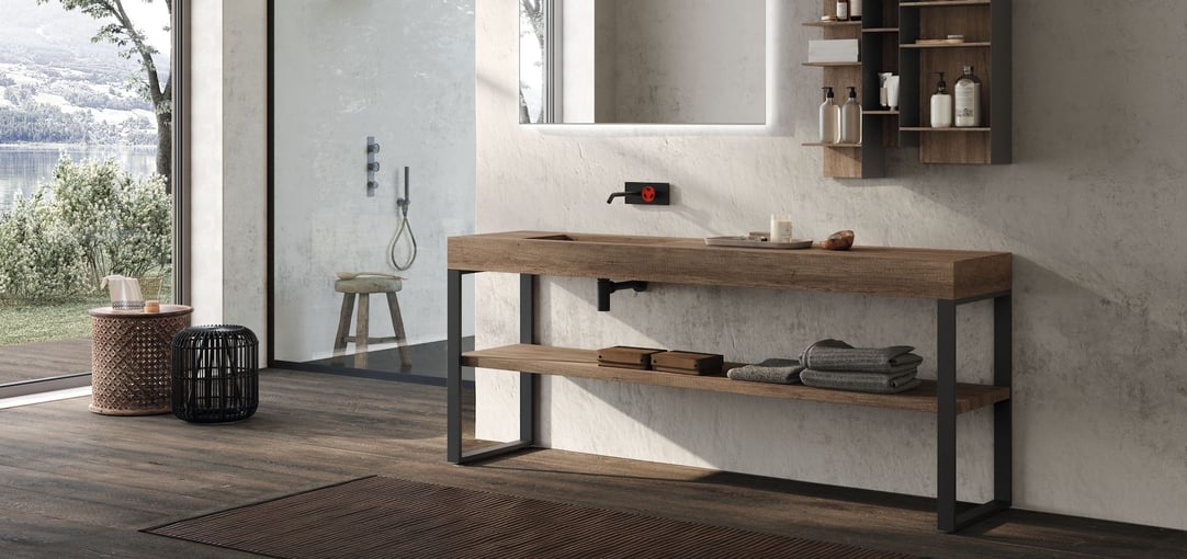 Freestanding luxury bathroom vanity