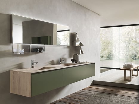 Vanity with no groove on the side panel