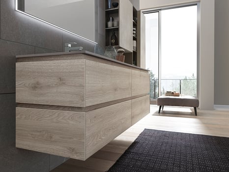 Urban Vanity with groove detail