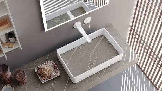 Morris vessel with Urban vanity