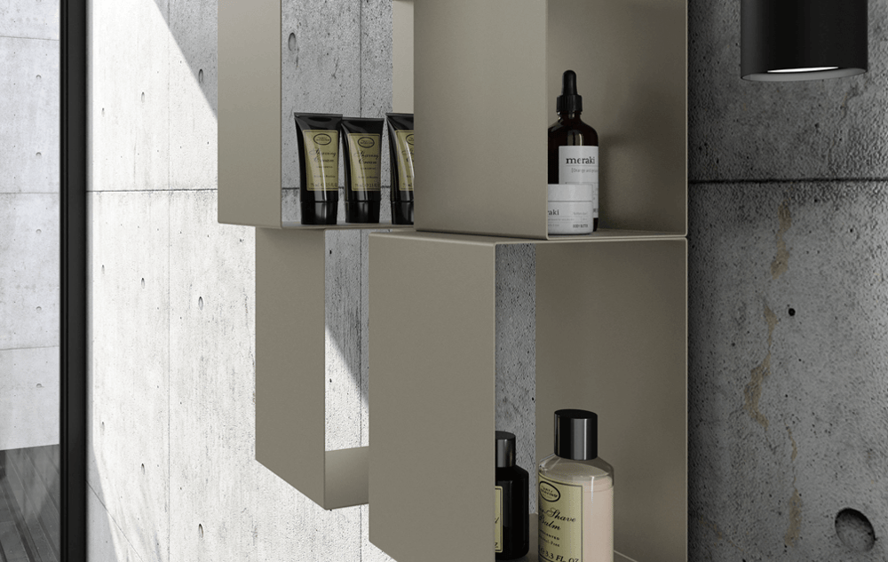 Urban Metal Cubes Storage