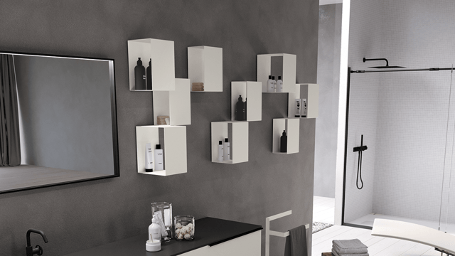 urban metal cubes