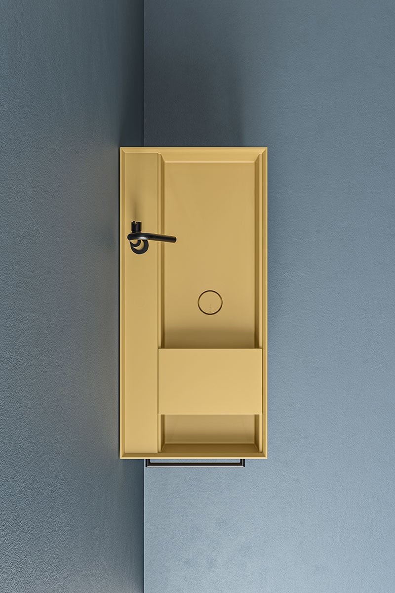 Tuby Anime basin in yellow