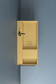 Tuby Anime basin in yellow