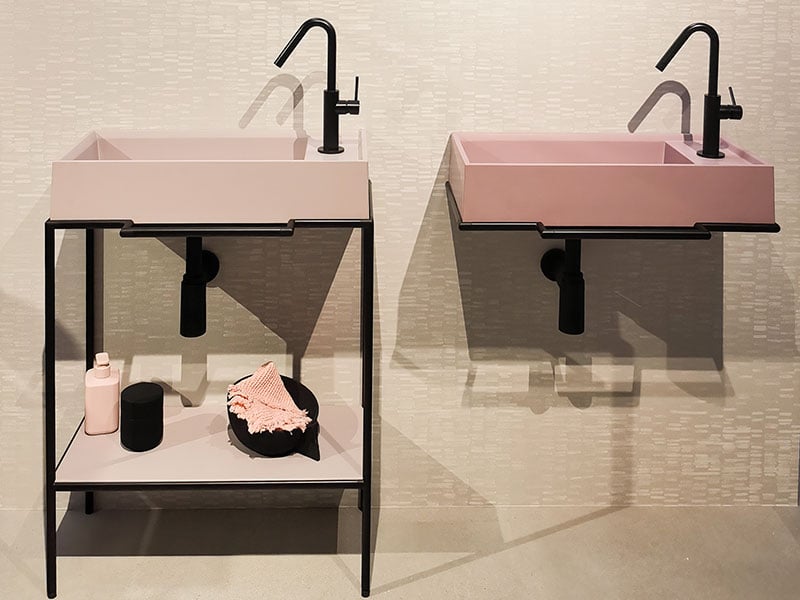 Tuby anime handwash bathroom sink in pink