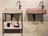 Tuby anime handwash bathroom sink in pink