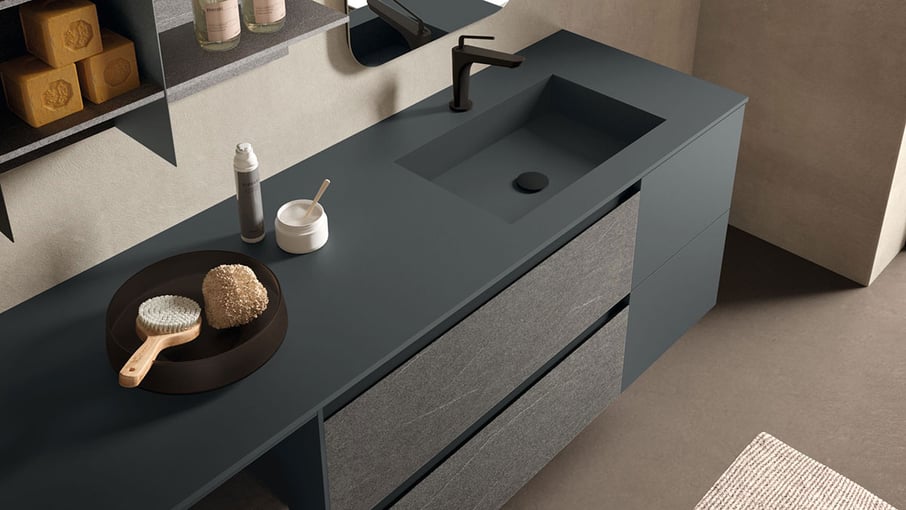 Urban Duplex luxury bathroom vanity