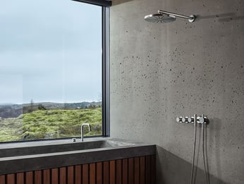 VOLA shower system and tub filler