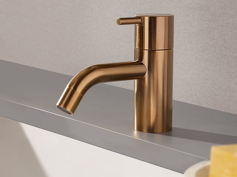 Gold VOLA basin faucet
