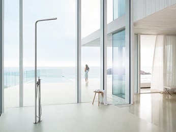 Freestanding VOLA shower system