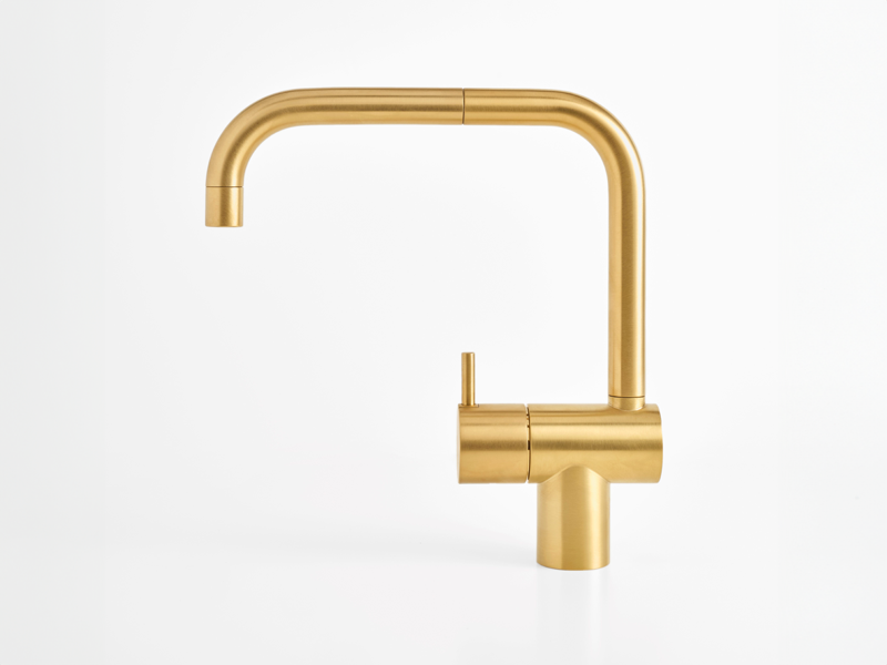 Gold VOLA kitchen faucet