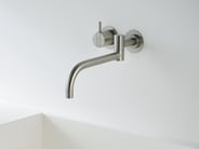Wall-mounted VOLA swivel spot faucet