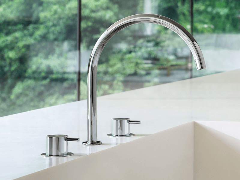 VOLA arch-neck kitchen faucet