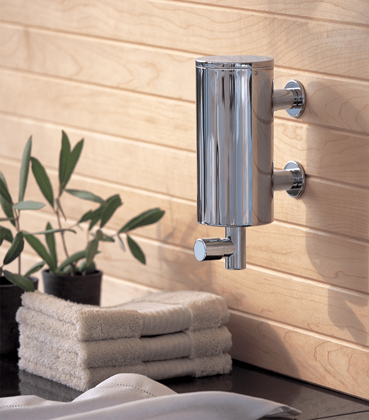 VOLA wall-mount soap dispenser