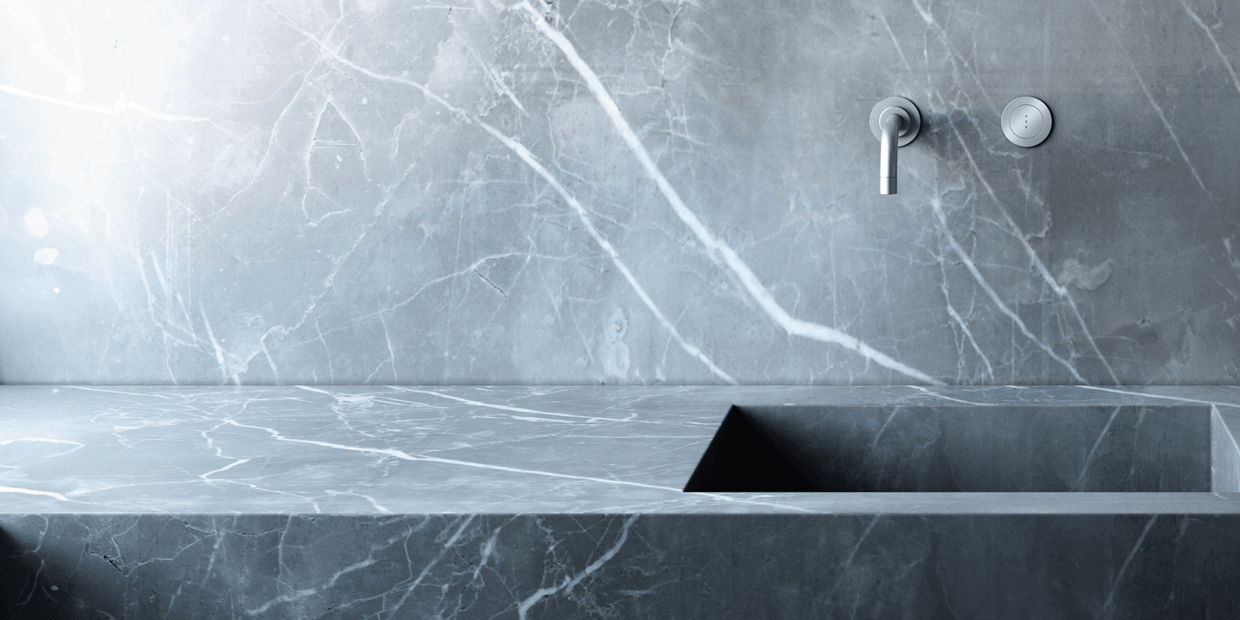 Luxury wall-mounted hands-free VOLA faucet