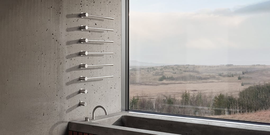 VOLA wall-mount bathroom towel warmer