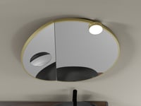 Fold Round Mirror