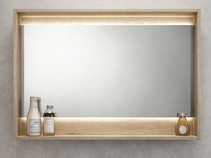 Uniko framed bathroom mirror