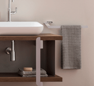 Tulip Towel Rack Grey