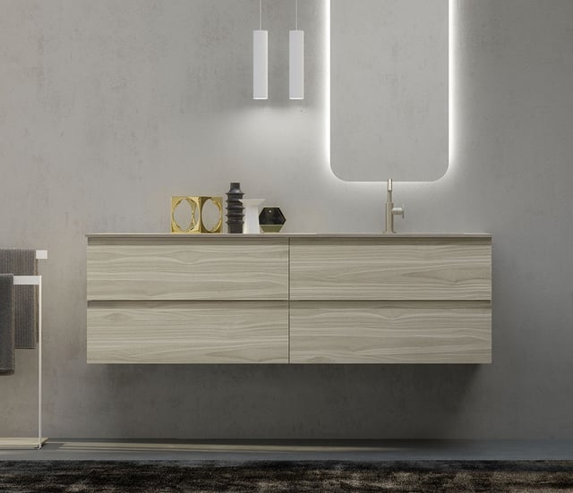 Urban Standard Height wood-look bathroom vanity