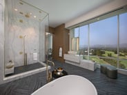 Beverly West bathroom with VOLA fixtures