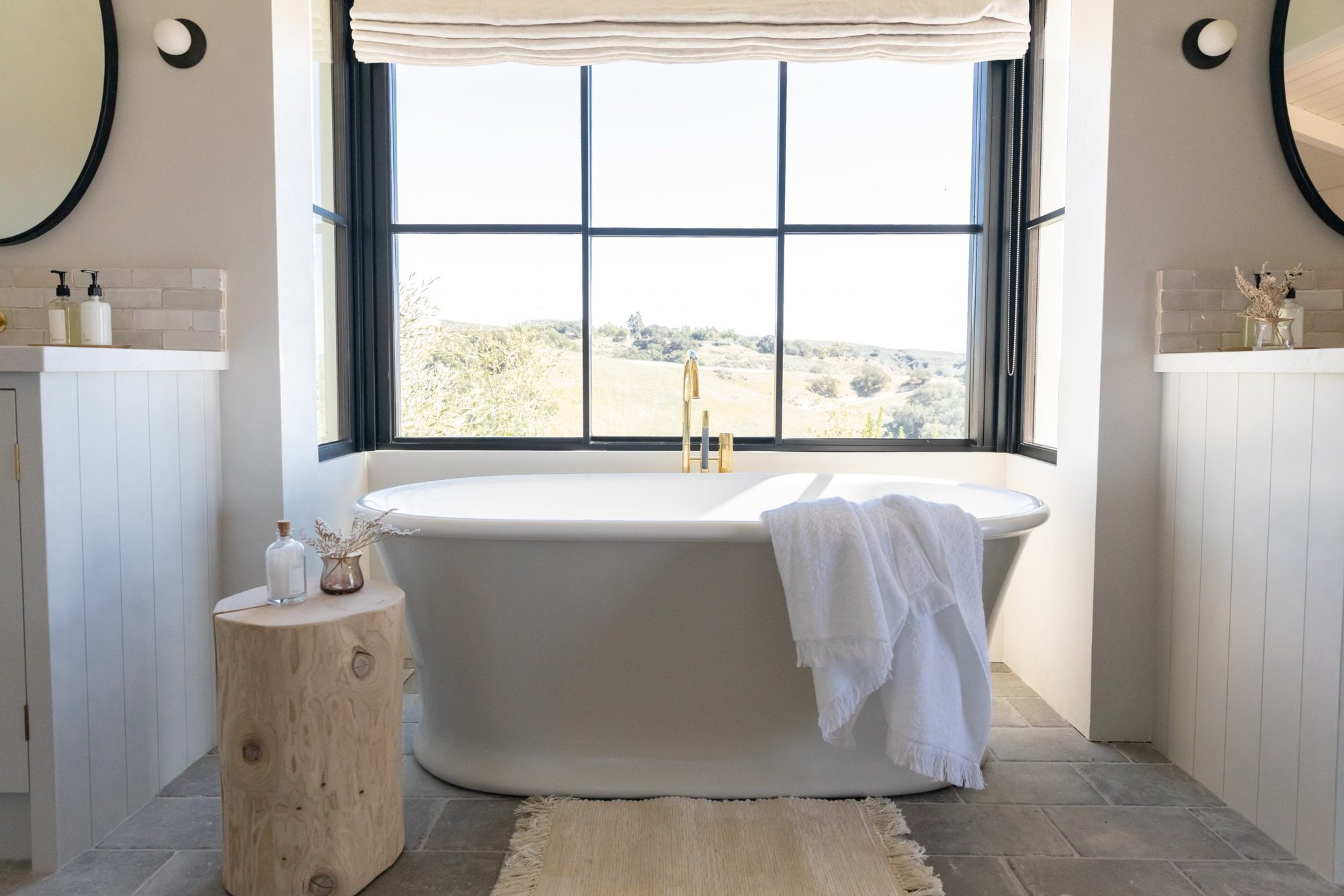 Luxury bathtub with VOLA tub filler