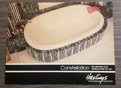 Zeta marble tub from 1980s