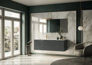 Lamè two drawer luxury bathroom vanity