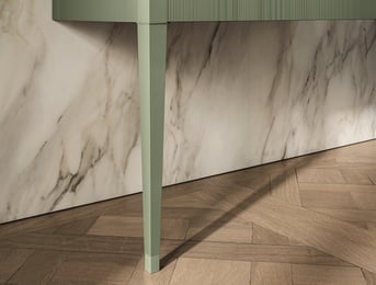 Lamè bathroom vanity leg cap