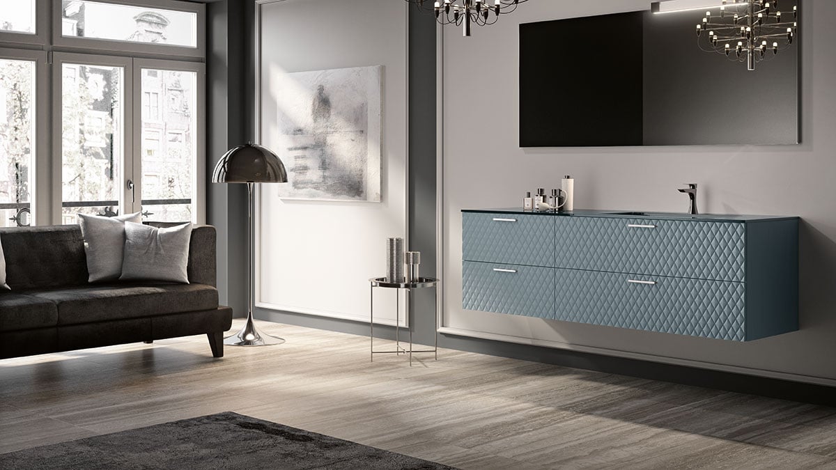 floating Lamè modern bathroom vanity