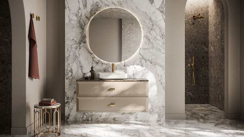 Mako Two Drawer Bathroom Vanity