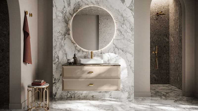 Mako Two Drawer Bathroom Vanity