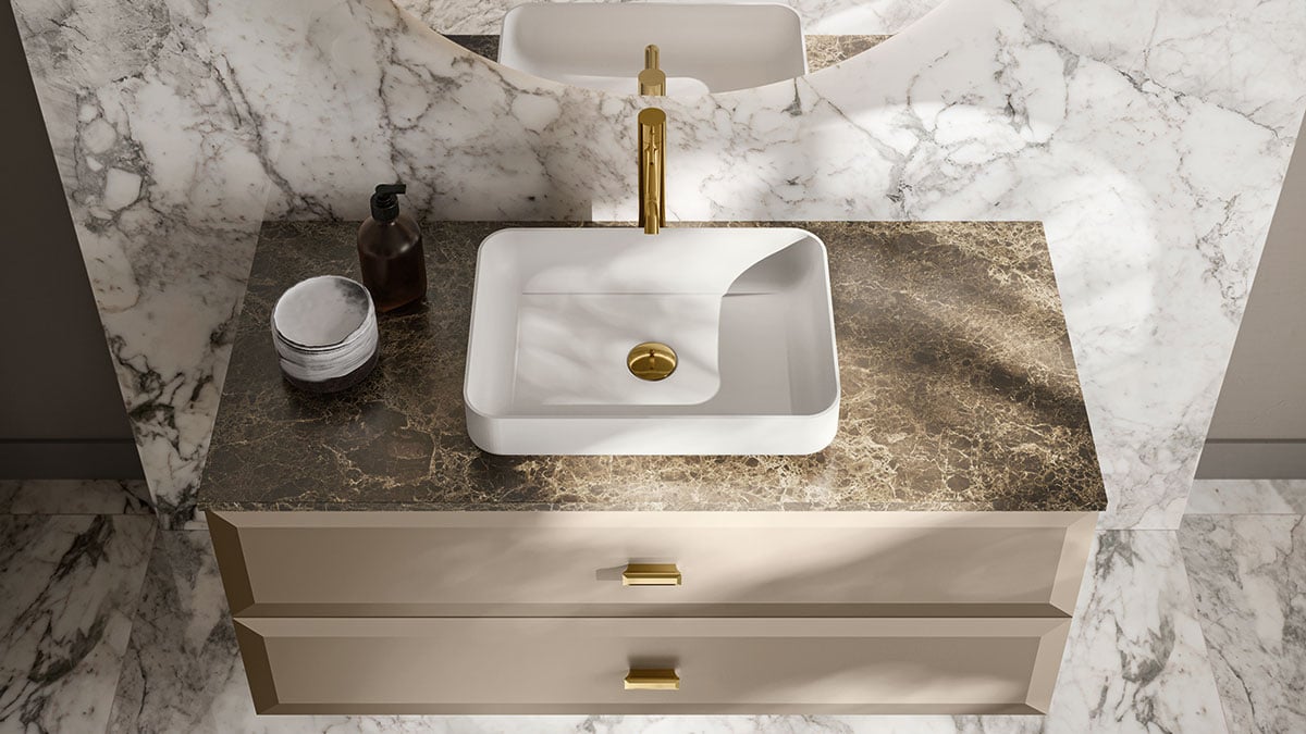 Mako Bathroom Vanity with Single Vessel Sink