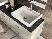 Mako bathroom vanity with vessel sink