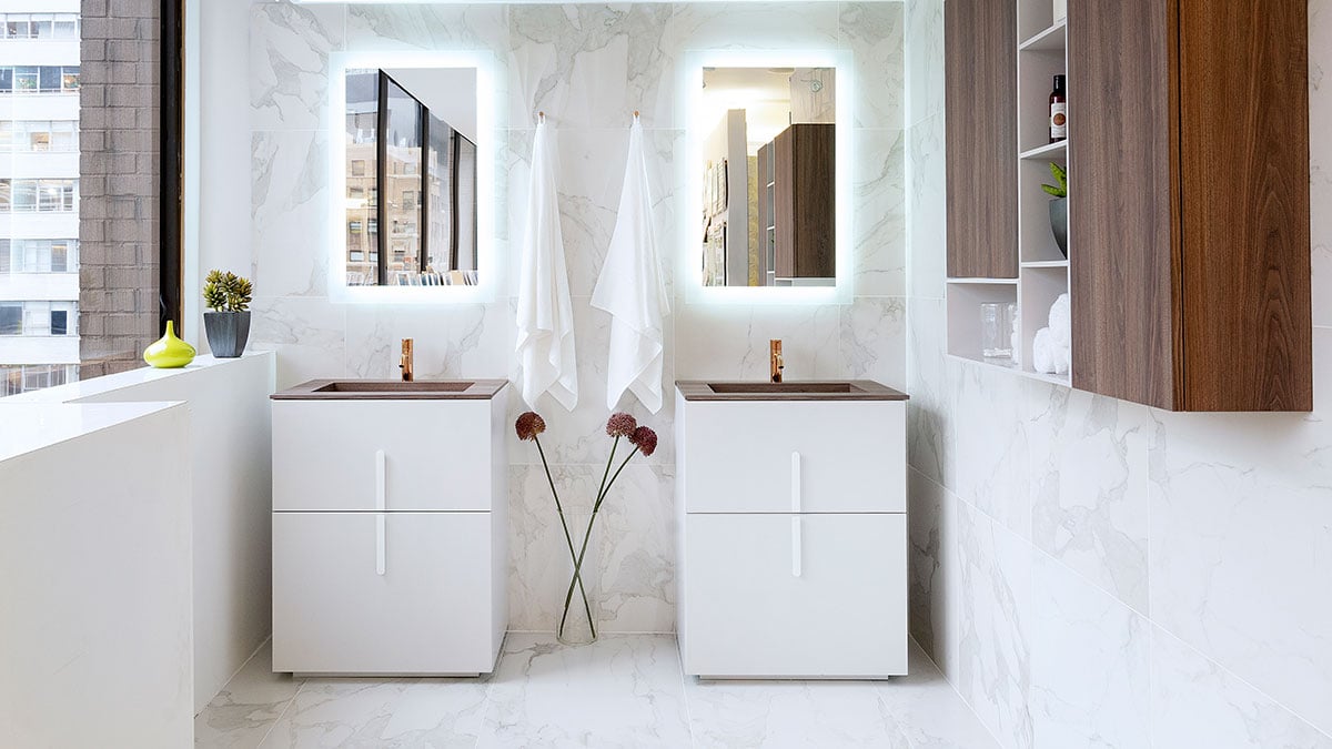 luxury bathroom vanity