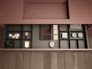 Drawer organizer inside luxury vanity