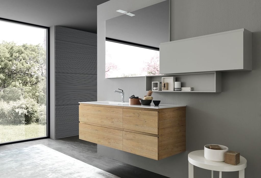 Urban Horizontal Storage and Standard Height Vanity