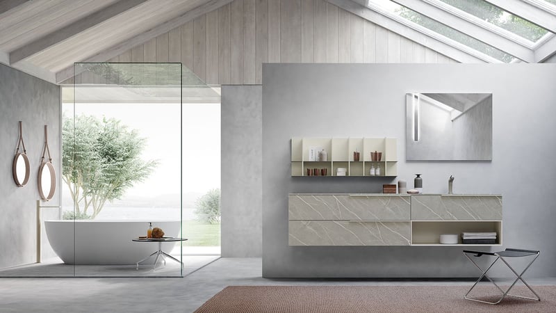 Urban Standard Height Vanity in Luxury Bathroom