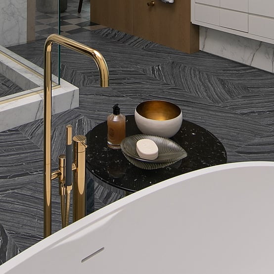 Modern Gold VOLA bathtub filler