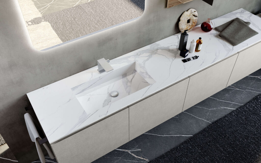 Integrated sink