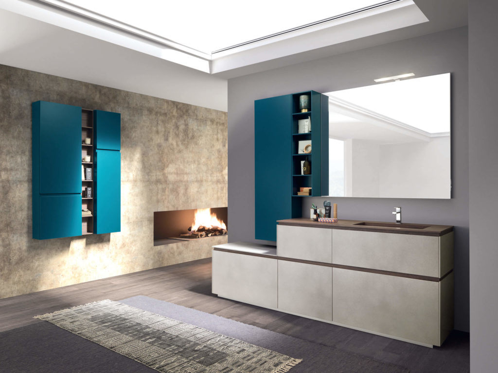 Modern bathroom layout