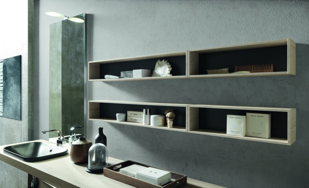 Open shelf storage