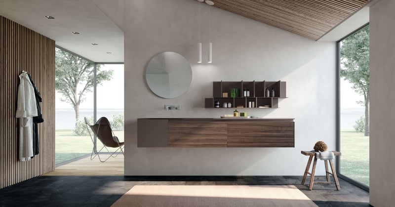 Modular vanity bathroom solution. Customize the size, color, and configuration to achieve your dream bathroom design.