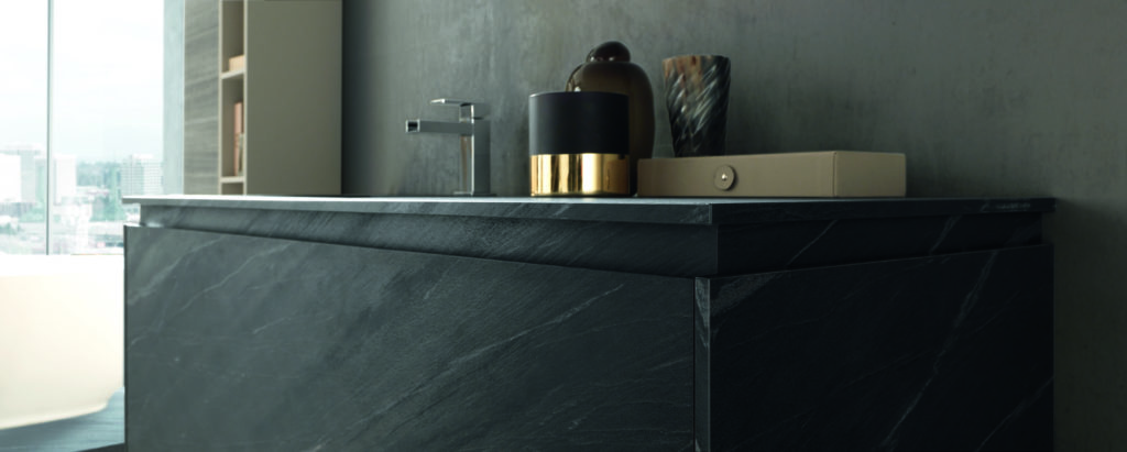 Sleek and minimalist bathroom vanity