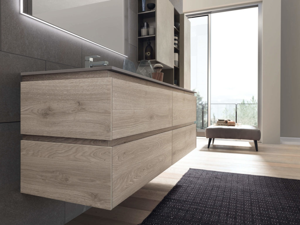 Urban standard height wooden vanity