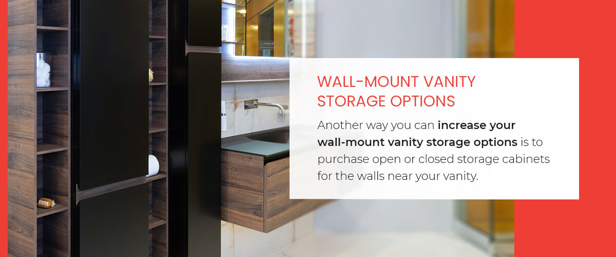 Wall Mount Vanity Storage Options