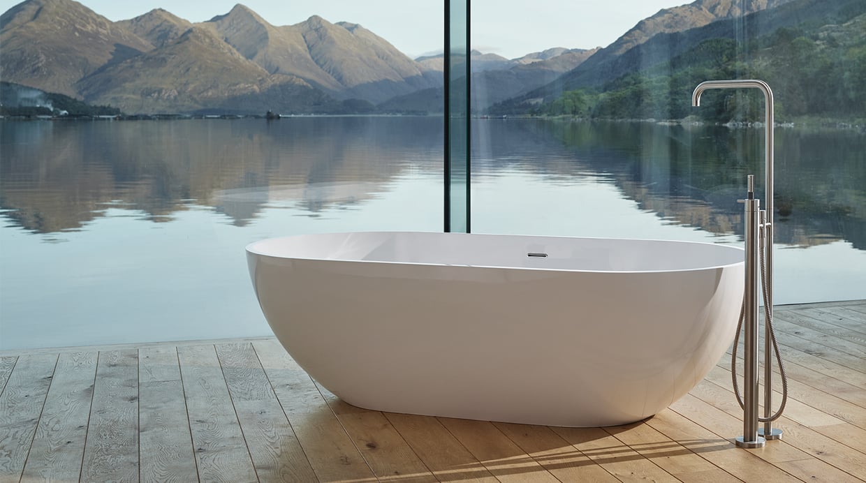 VOLA FS1 luxurious freestanding bathtub filler