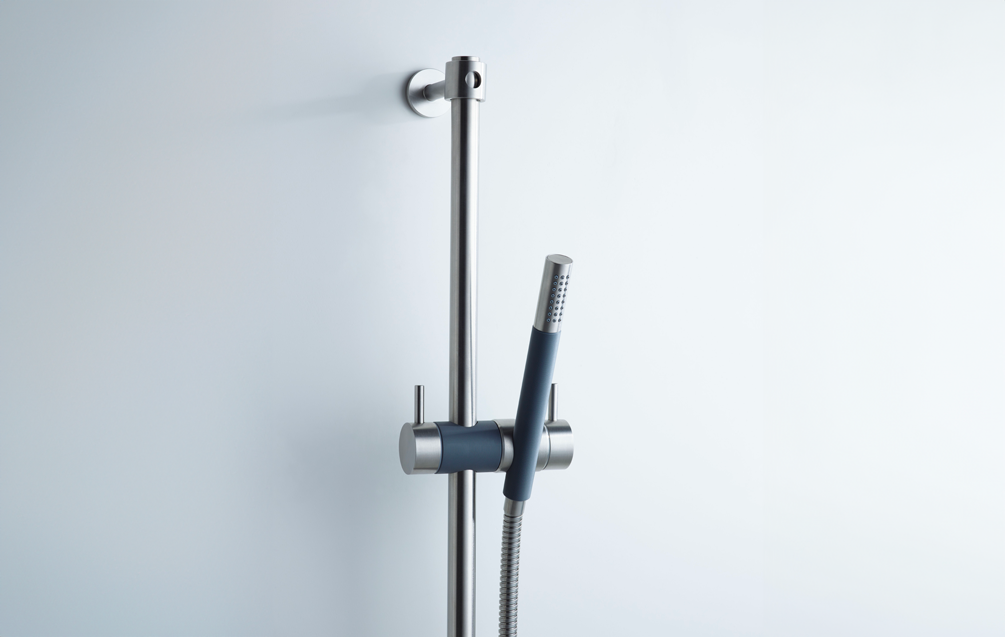 VOLA T34 shower rail with hand shower and hose
